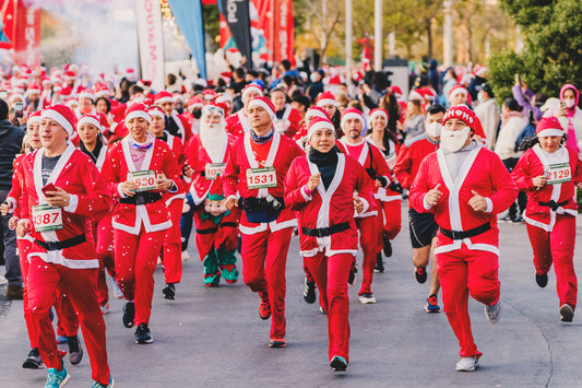 Corre como Santa en esta temporada