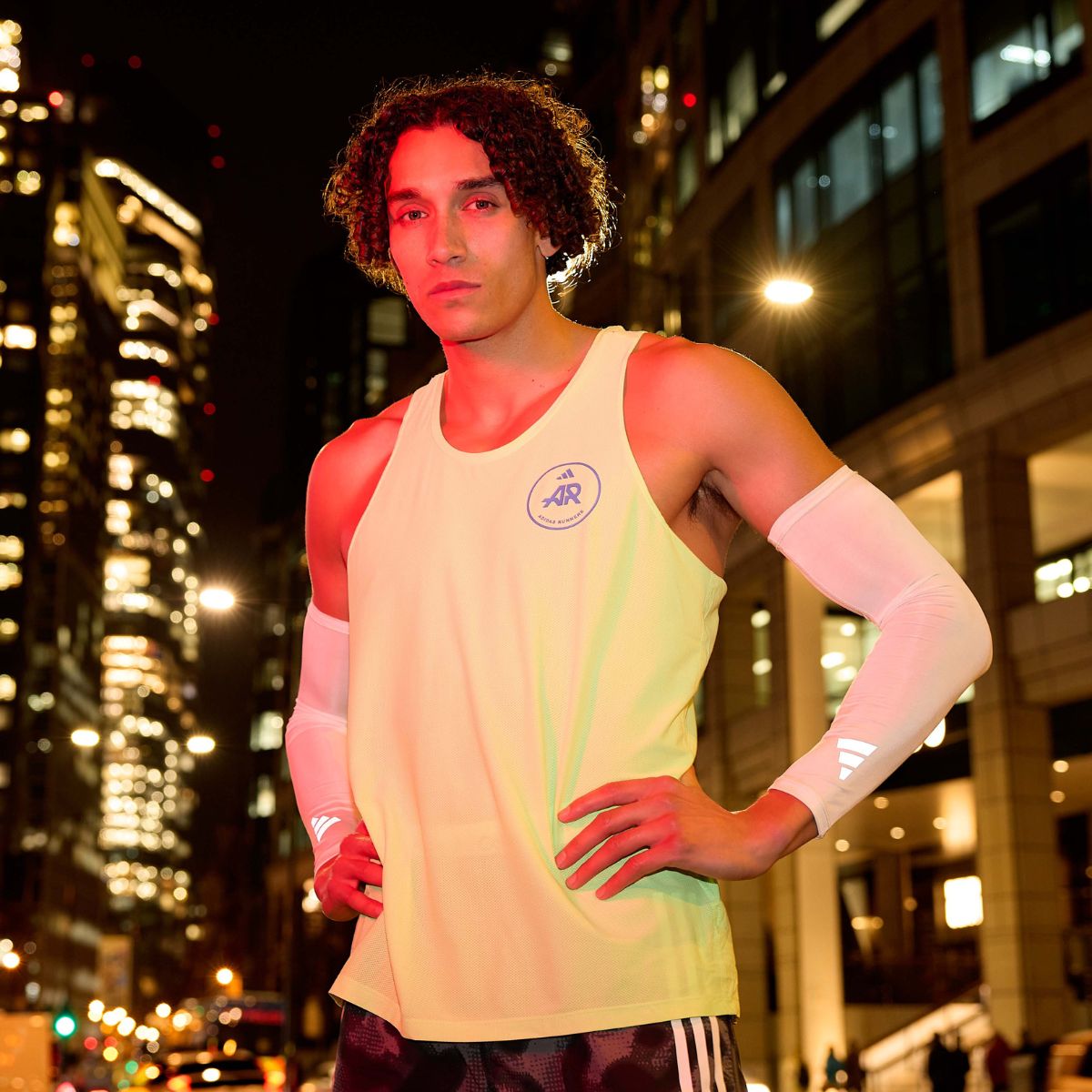 Mangas de compresión Adidas Aeroready Blanca