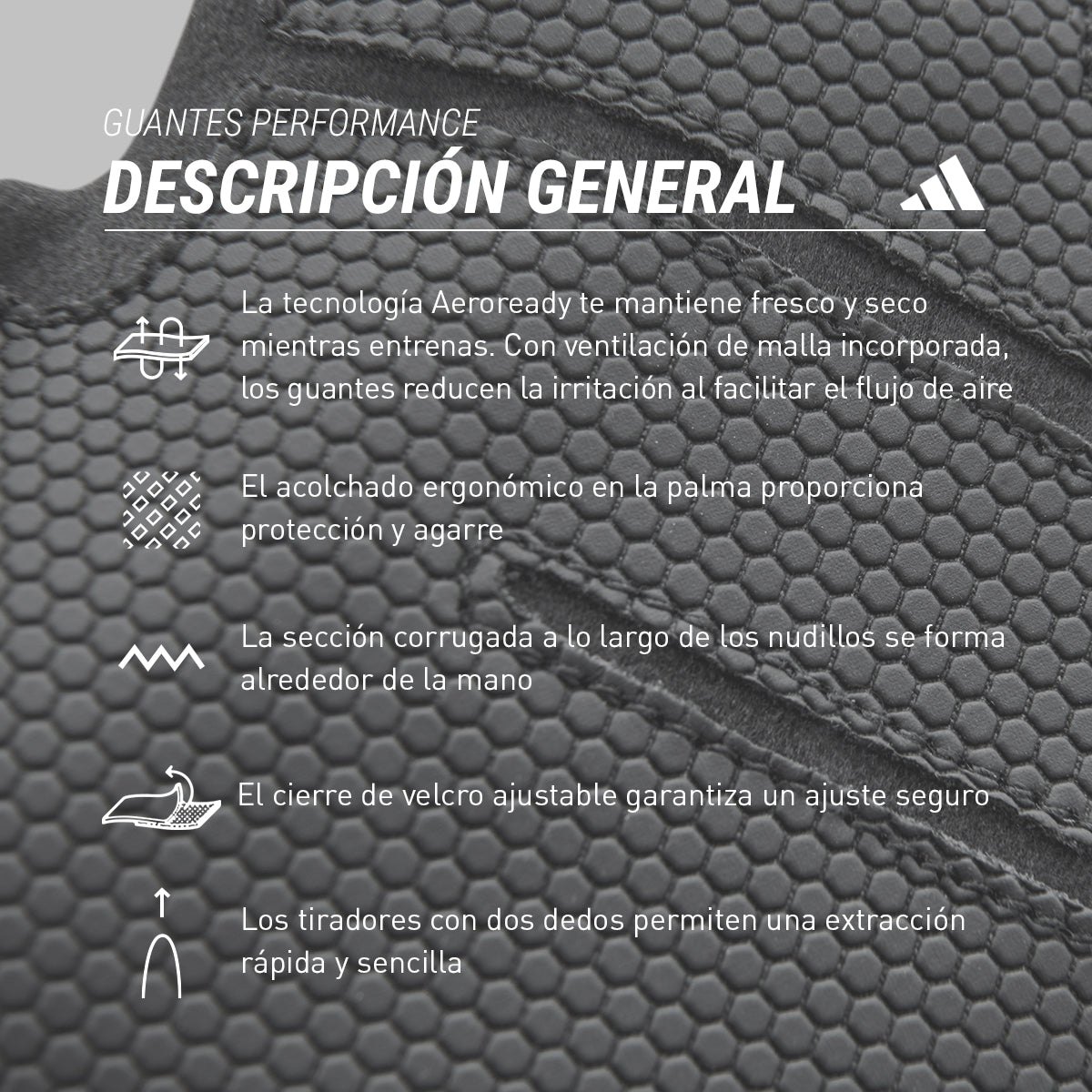 Adidas Guantes Performance