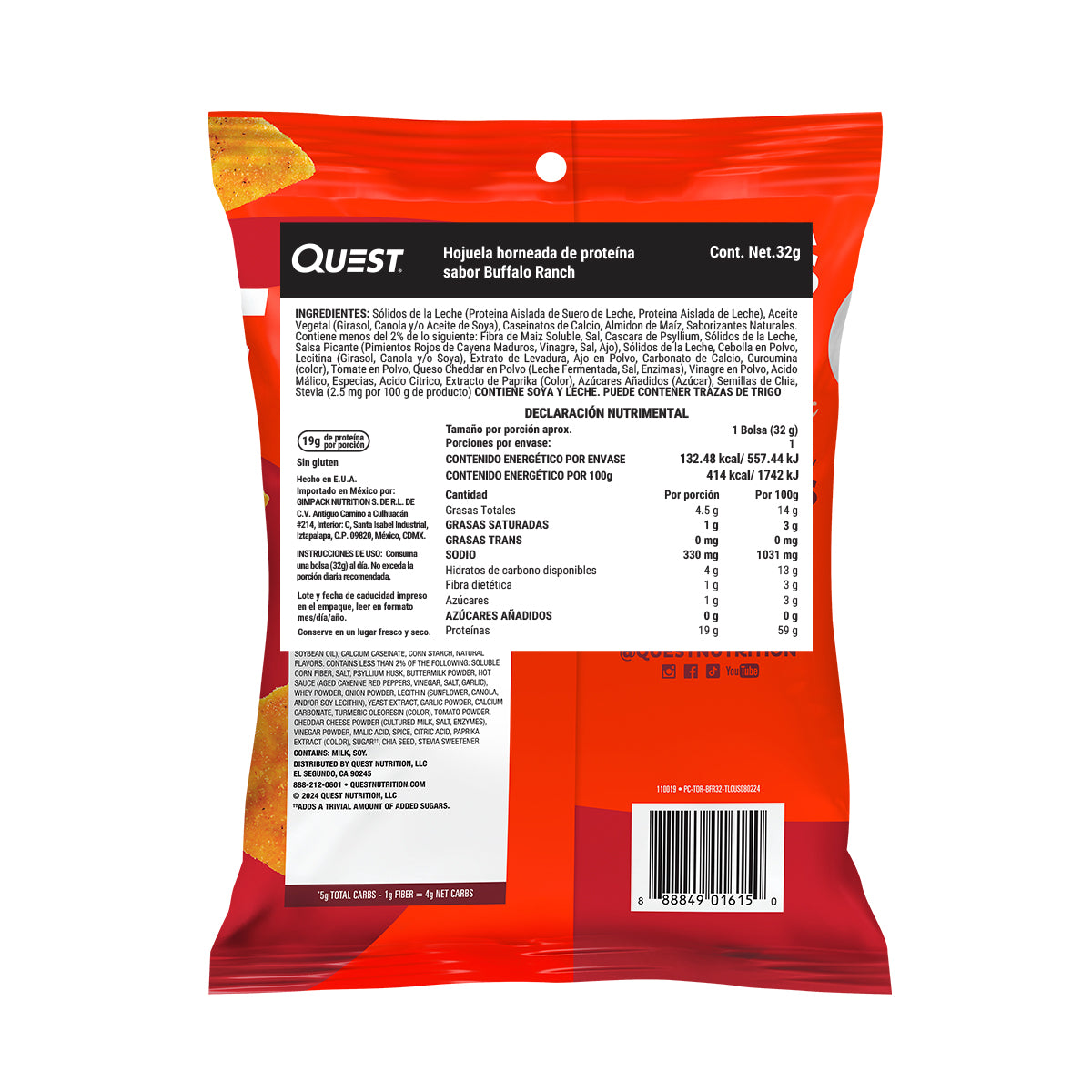 Quest Chips Buffalo Ranch