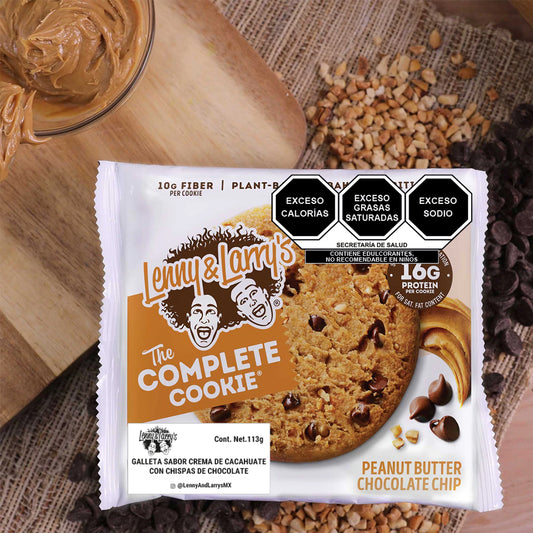 Lenny & Larry´s Galleta sabor Crema de Cacahuate con Chispas de Chocolate