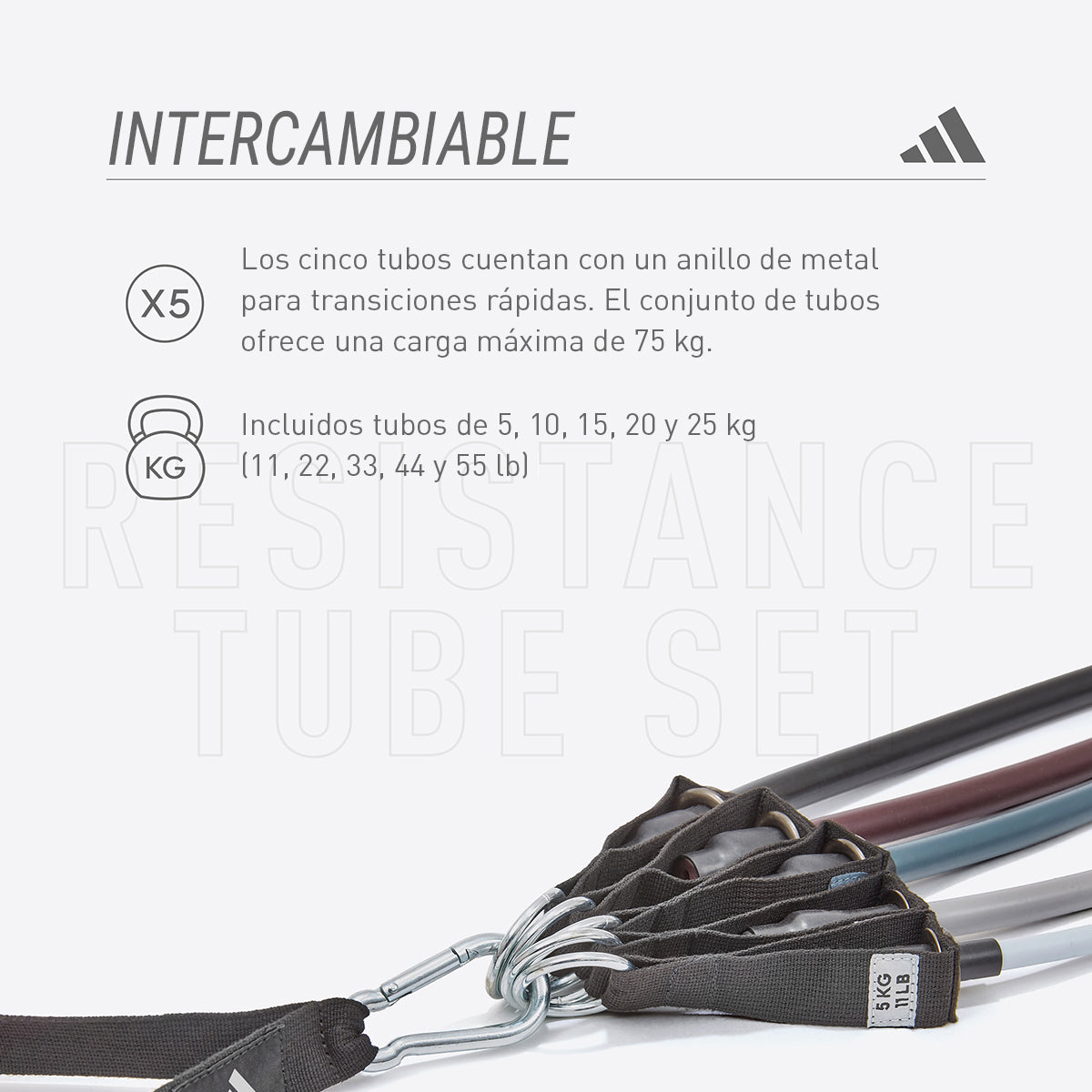 Adidas Set de Ligas de Resistencia para puerta