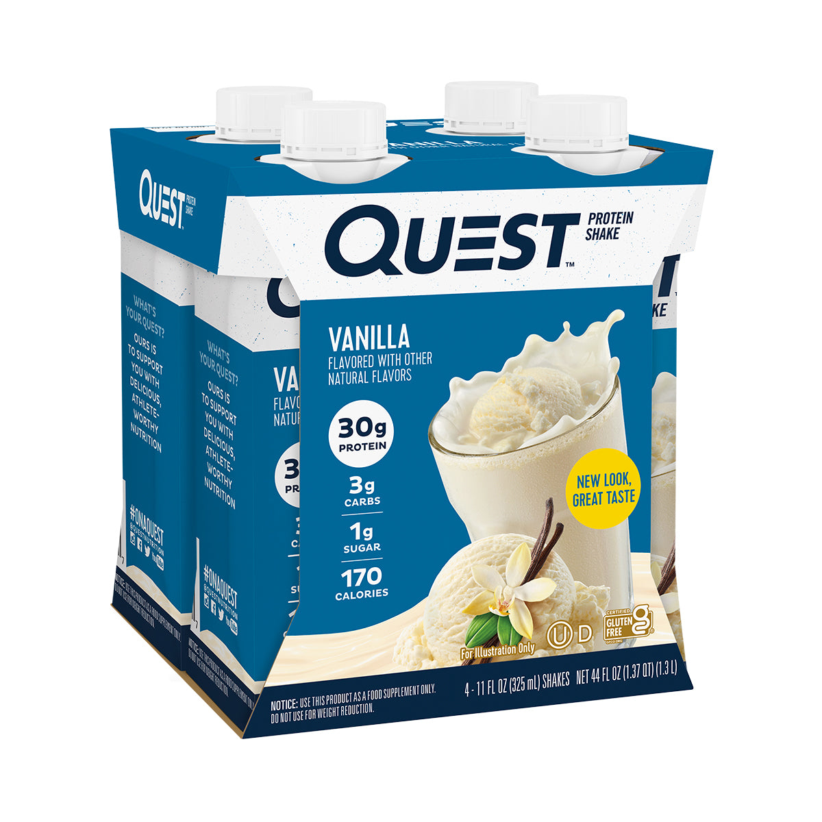 Quest Shake Bebida de Proteína sabor Vainilla