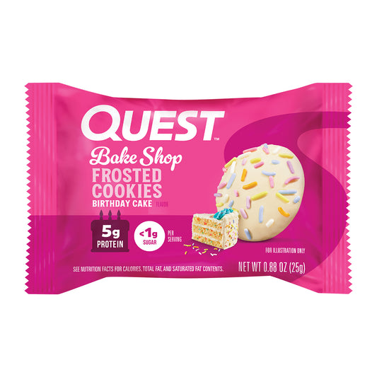 2 Pack Quest Galleta Cubierta sabor a Pastel de Cumpleaños