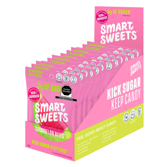 SmartSweets Sourmelon Bites - Caja con 12