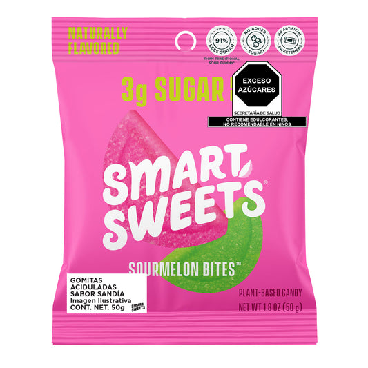 SmartSweets Sourmelon Bites - Caja con 12