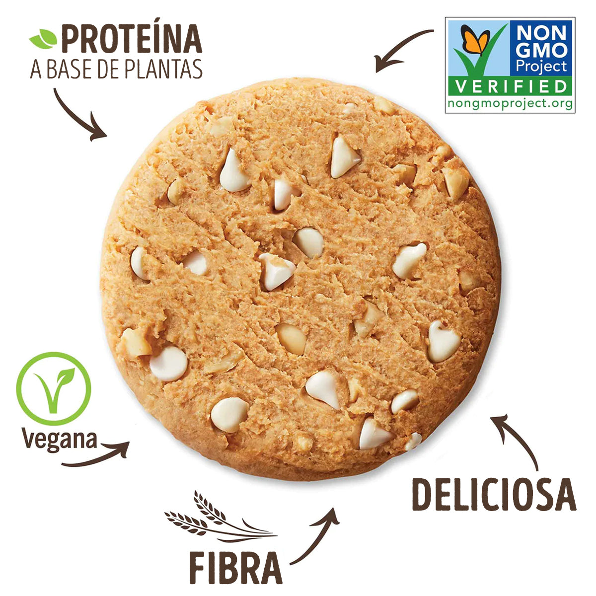 Lenny & Larry´s Galleta de Macadamia y Chocolate Blanco