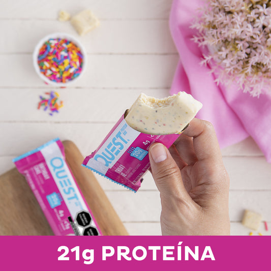 Quest Barra sabor a Pastel de Cumpleaños