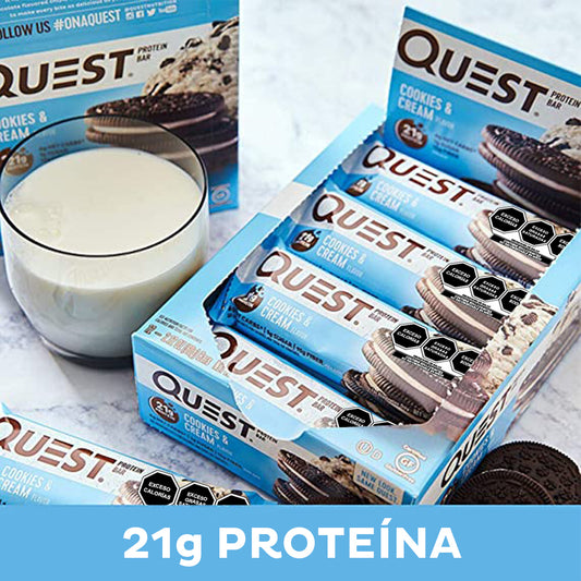 Quest Barra sabor a Galletas con Crema