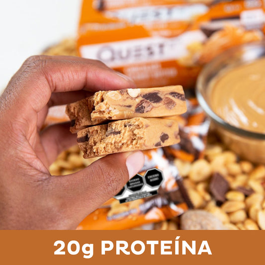 Quest Barra sabor a Chocolate y Crema de Cacahuate