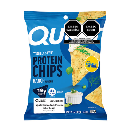 Quest Chips horneadas de proteína sabor Ranch
