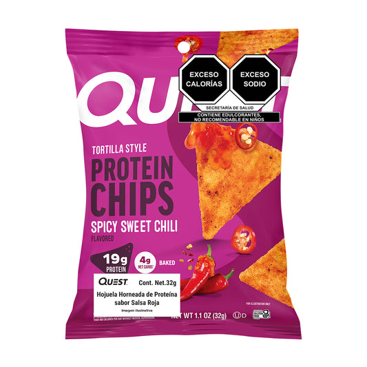 Quest Chips horneadas de proteína sabor Salsa Roja