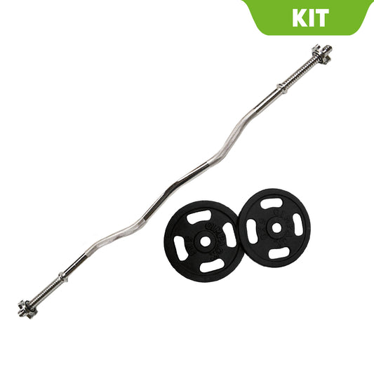 Kit Barra + Discos de Peso