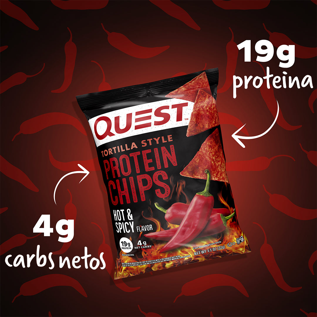 Quest Chips horneadas de proteína sabor Chilito Picosito