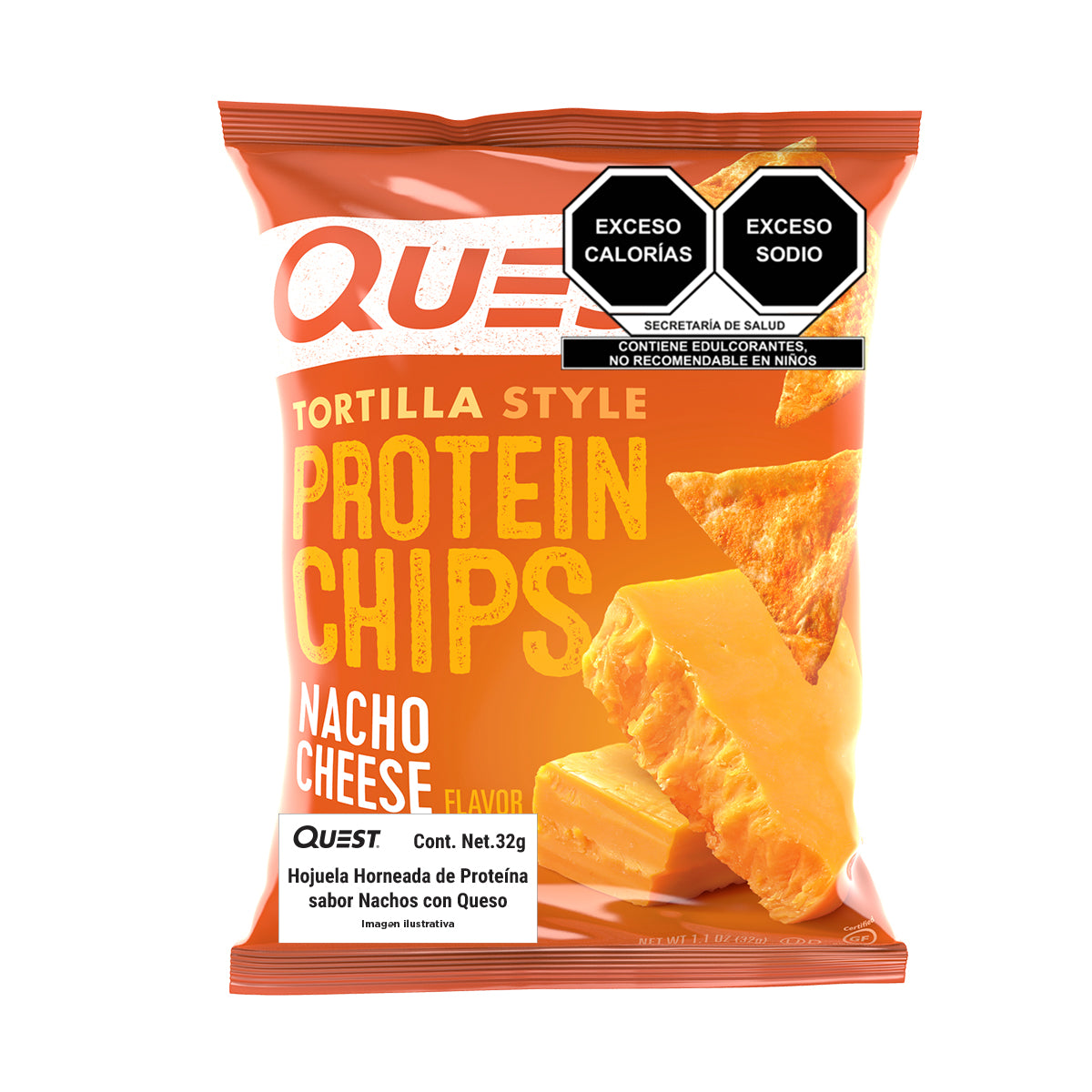 Quest Hojuela horneada de proteína sabor Nachos con Queso