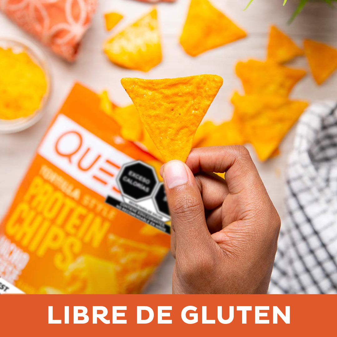 Quest Chips horneadas de proteína sabor Nachos con Queso