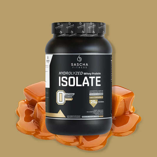 Sascha Fitness Polvo de Proteína Sabor Caramelo