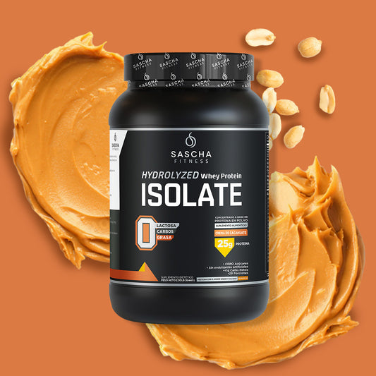 Sascha Fitness Polvo de Proteína Sabor Crema de Cacahuate