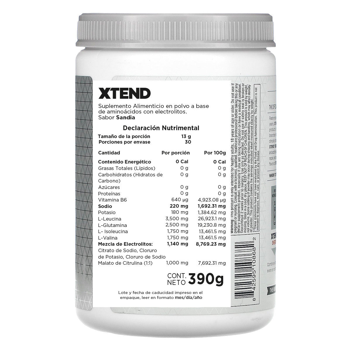 XTEND BCAA Sabor Sandía 2