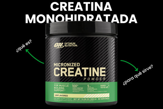¿Qué es la creatina monohidratada y para qué sirve?