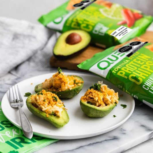 AGUACATES RELLENOS DE HUEVO Y QUEST CHIPS 💚