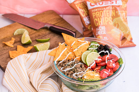 ¡Transforma tu ensalada en una ensalada de tacos con proteínas!