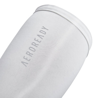 Mangas de compresión Adidas Aeroready Blanca
