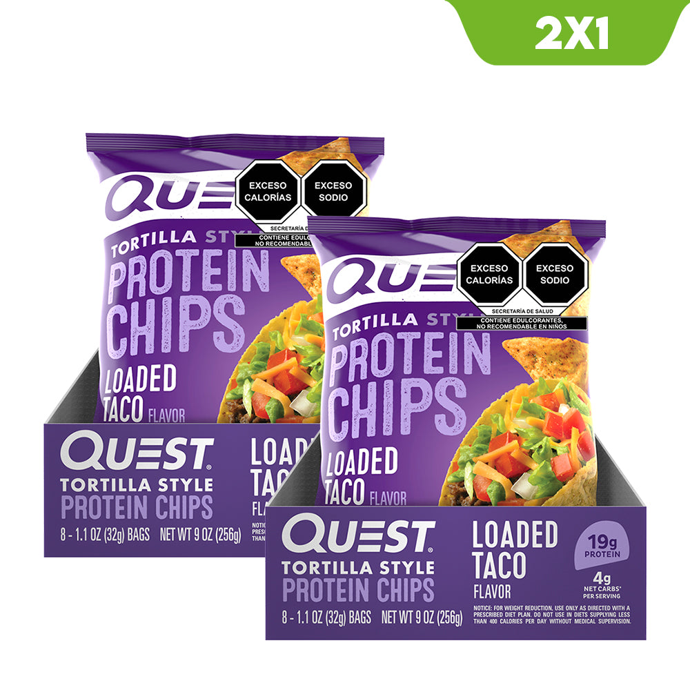 Quest Chips horneadas de proteína sabor Taco
