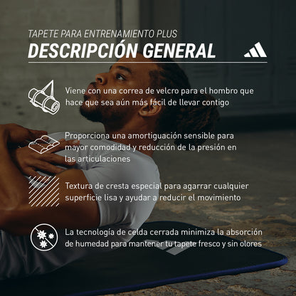 Adidas Tapete de entrenamiento Plus 10mm