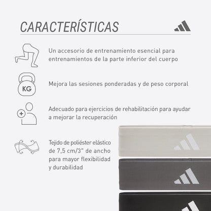 Adidas Set bandas de resistencia  (3 piezas)