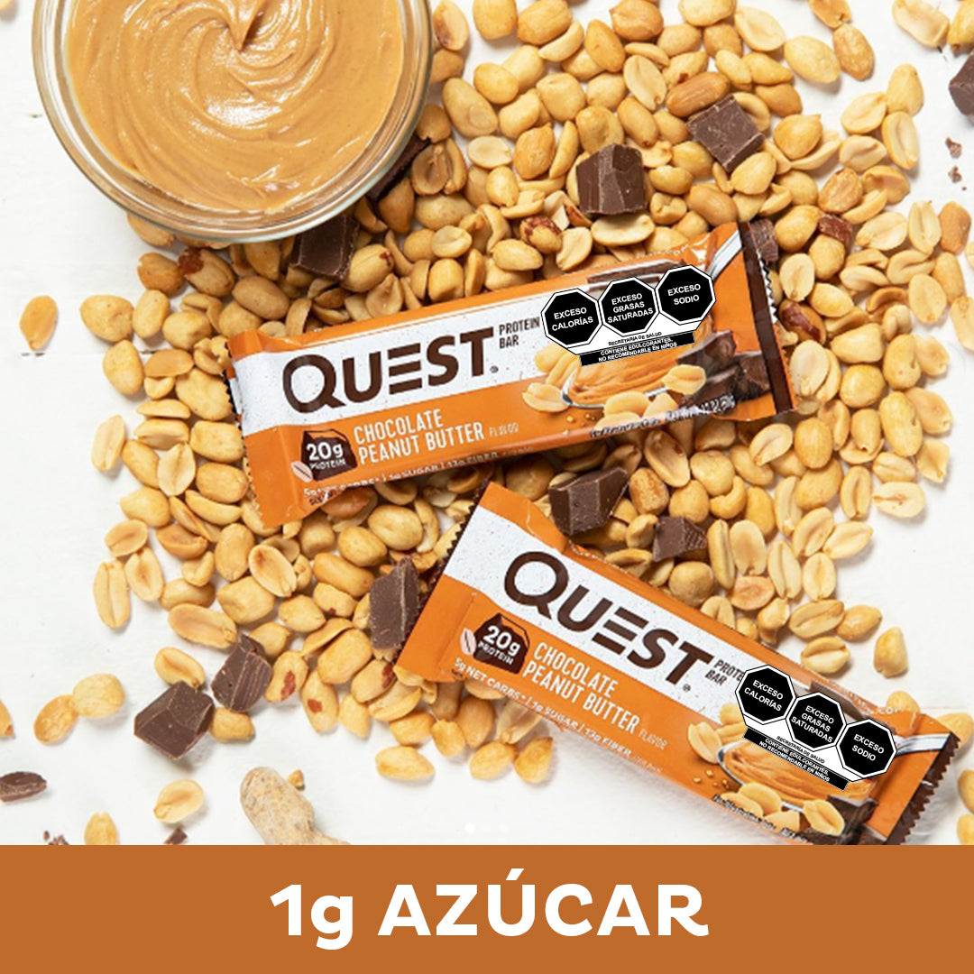 Quest Barra sabor a Chocolate y Crema de Cacahuate