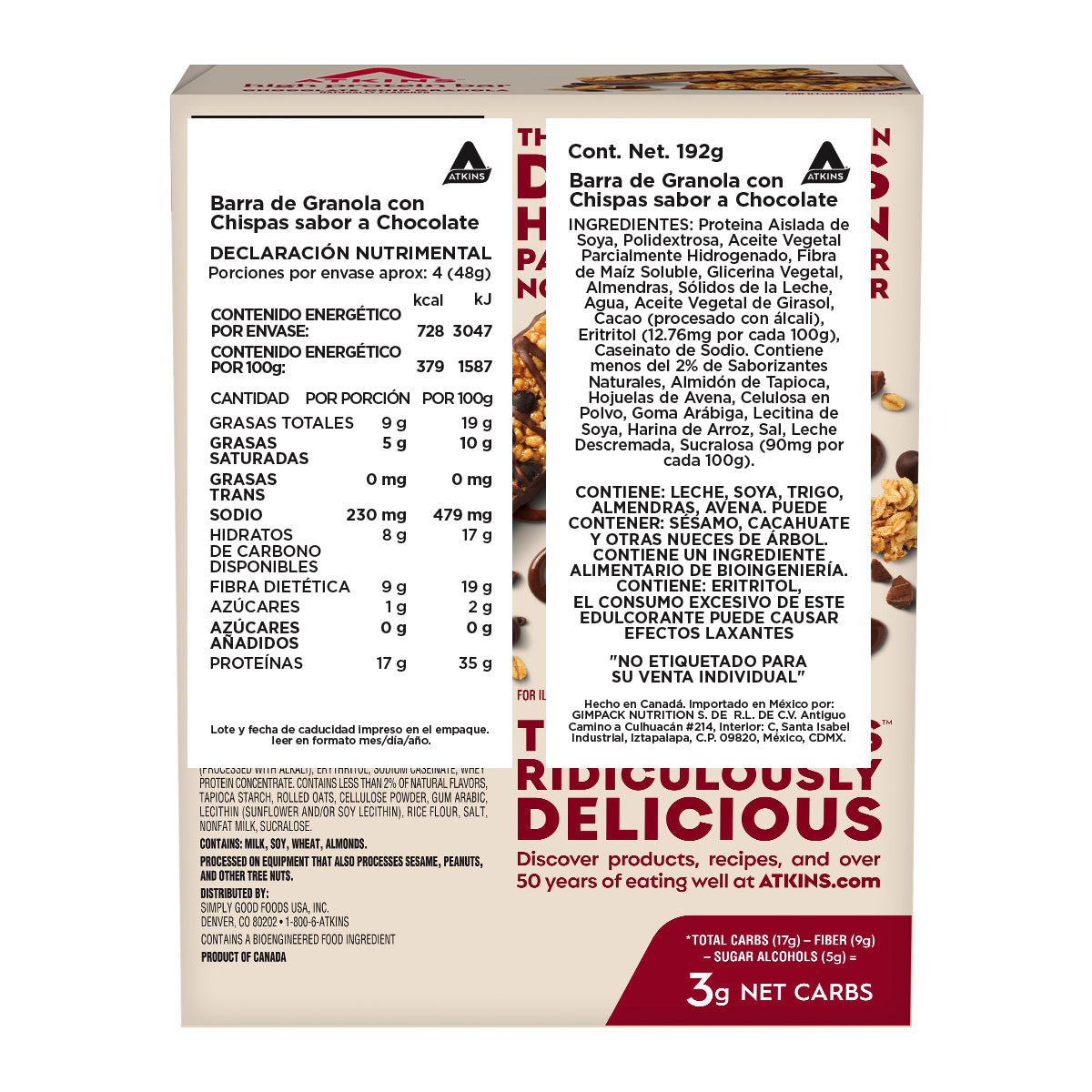 Atkins High Protein Bar