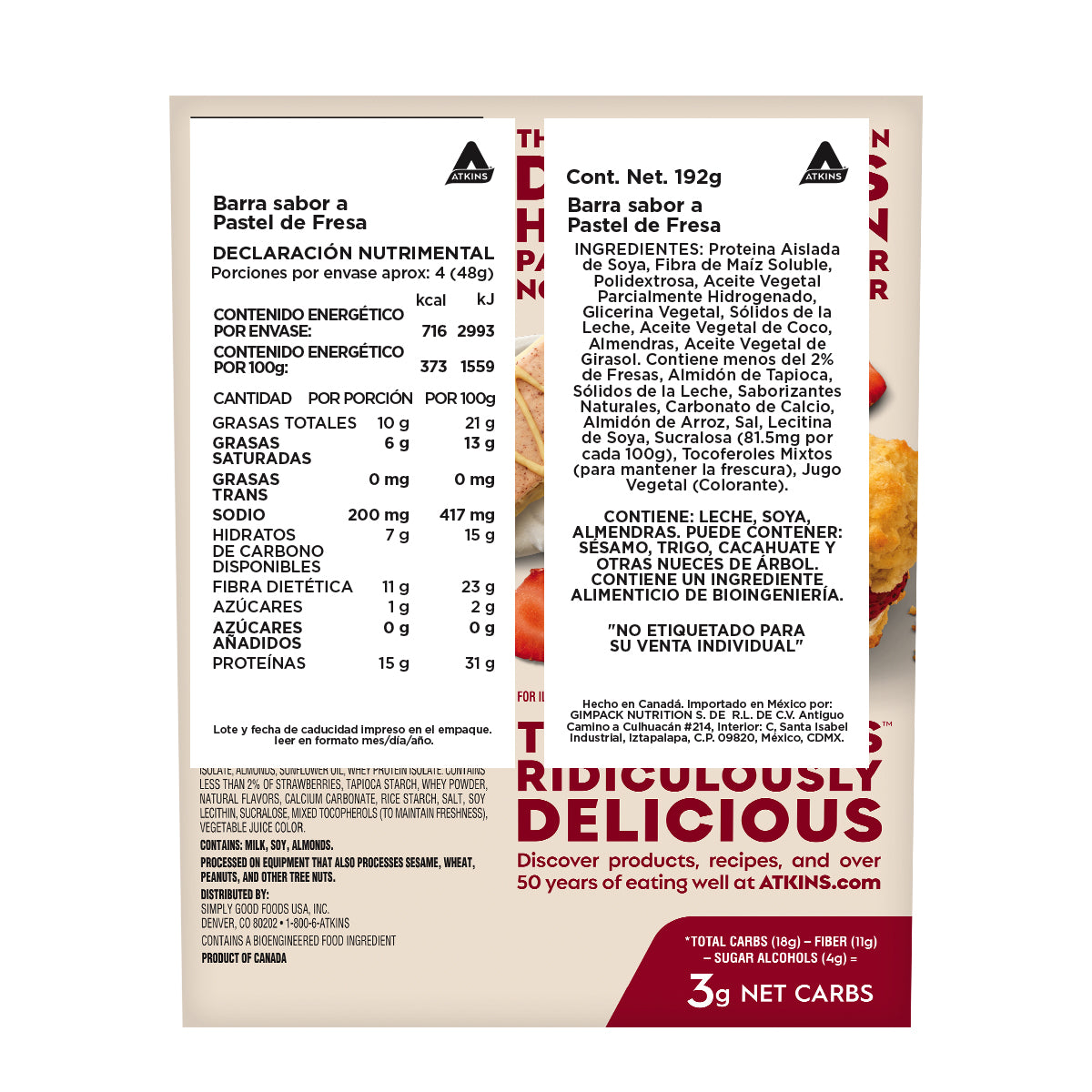 Atkins High Protein Bar