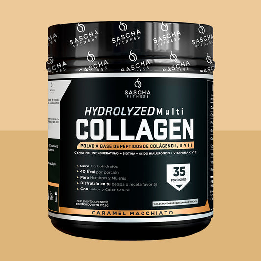Sascha Fitness Colágeno sabor Caramel Macchiato