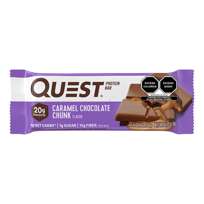 Quest Barra sabor a Trozos de Chocolate y Caramelo