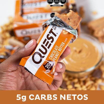 Quest Barra sabor a Chocolate y Crema de Cacahuate