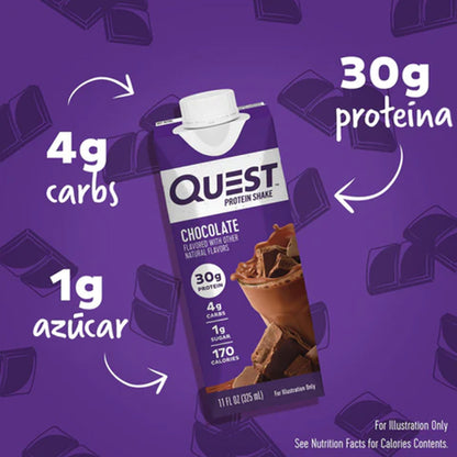 Quest Shake Bebida de Proteína sabor Chocolate