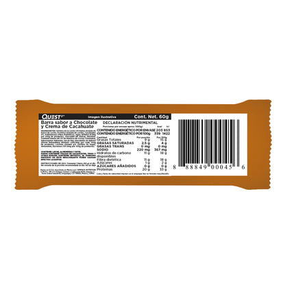 Quest Barra sabor a Chocolate y Crema de Cacahuate