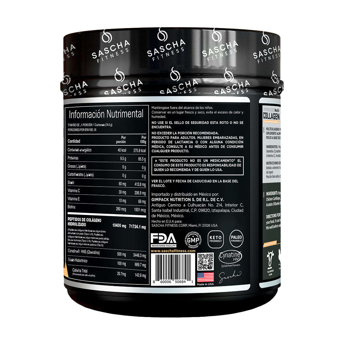 Sascha Fitness Colágeno sabor Chocolate