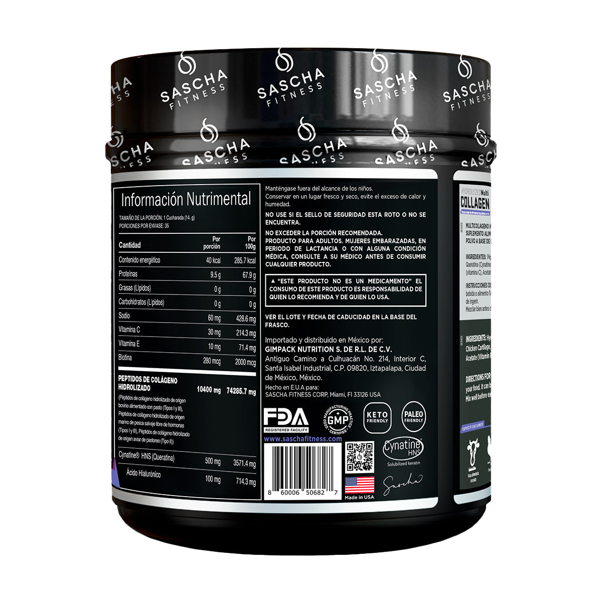 Sascha Fitness Colágeno sabor Chocolate
