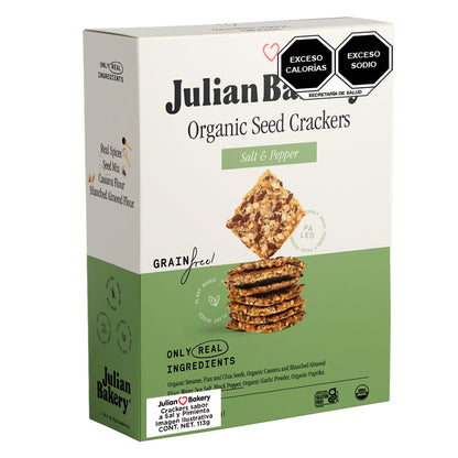 Julian Bakery Crackers Sal y Pimienta