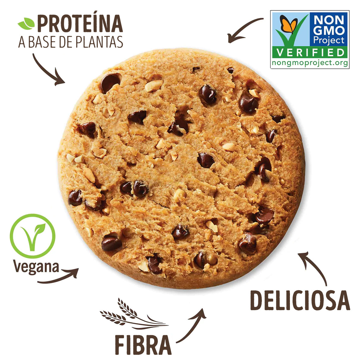 Lenny & Larry´s Galleta sabor Crema de Cacahuate con Chispas de Chocolate