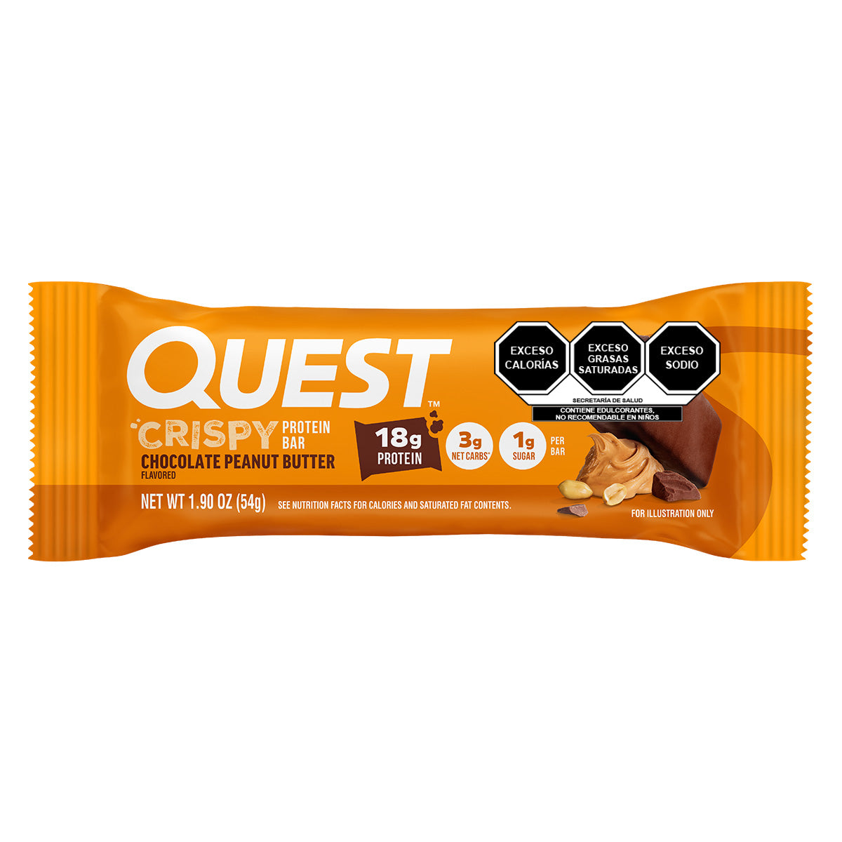 Quest Hero Barra sabor a Chocolate con Crema de Cacahuate