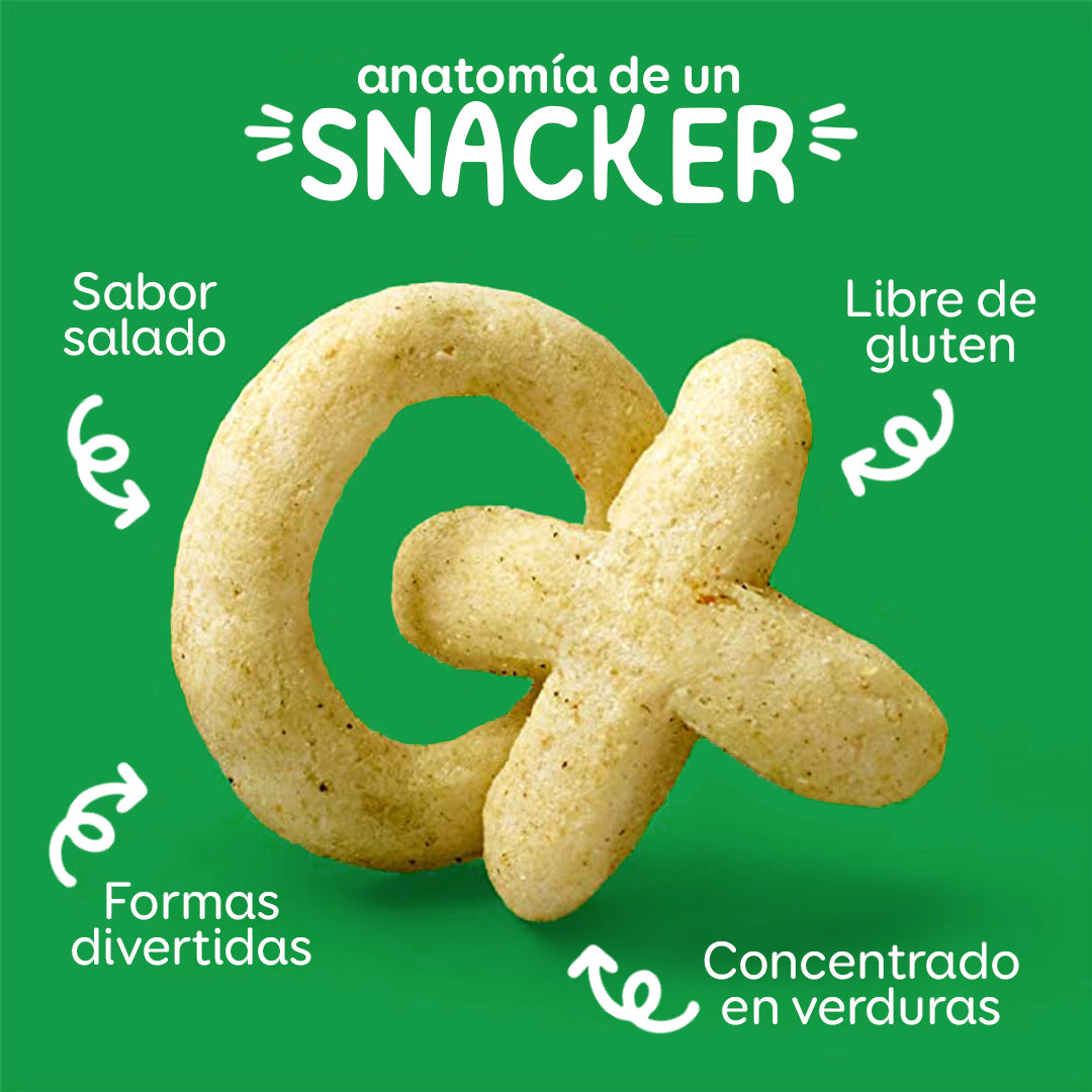 Happy Baby Snackers Orgánicos de Espinaca y Zanahoria