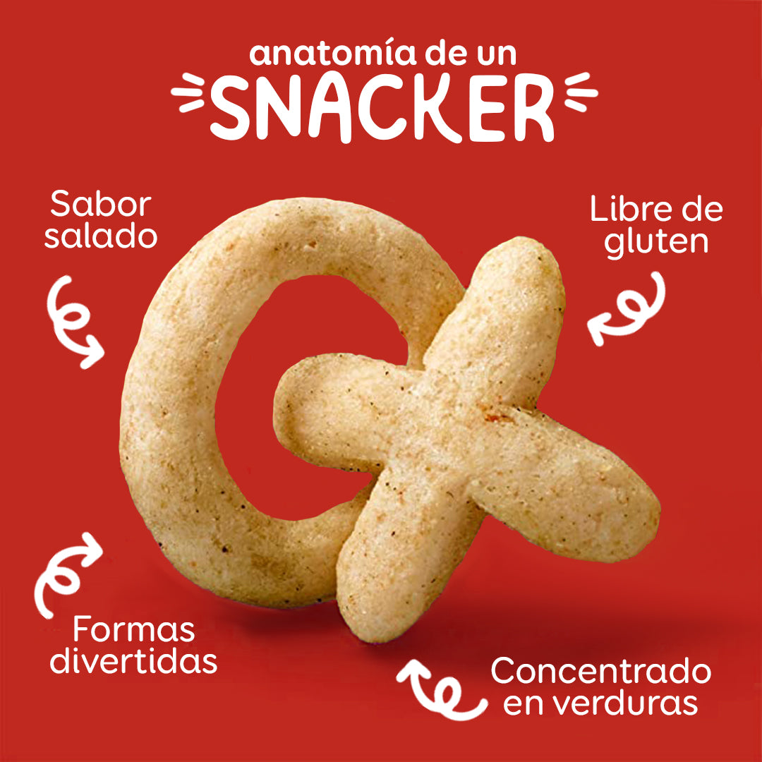 Happy Baby Snackers Orgánicos de Jitomate y Albahaca