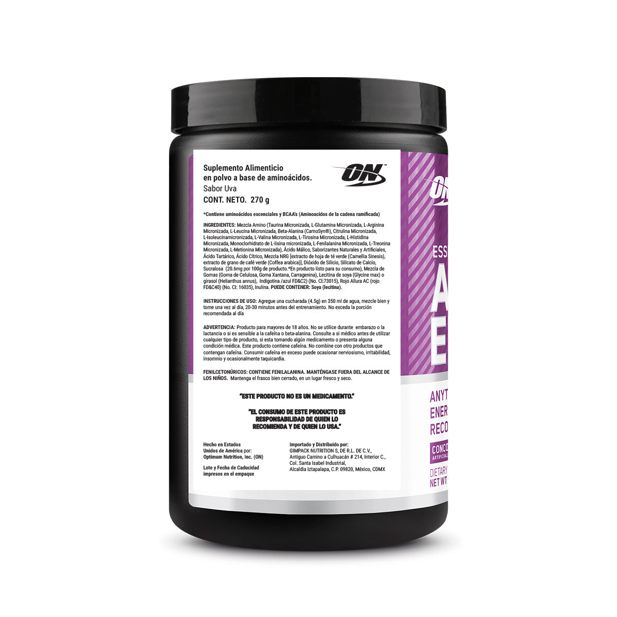 ON Essential Aminos sabor Uva 270g
