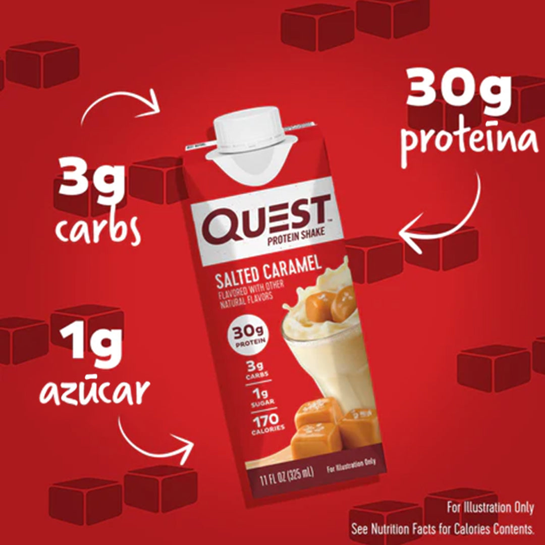 Quest Shake Bebida de Proteína sabor Caramelo