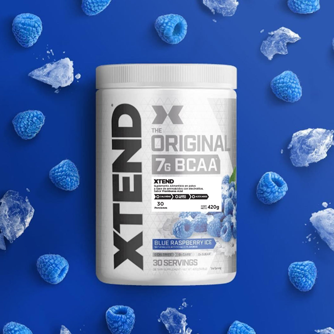 XTEND Suplemento Alimenticio en polvo sabor Frambuesa Azul