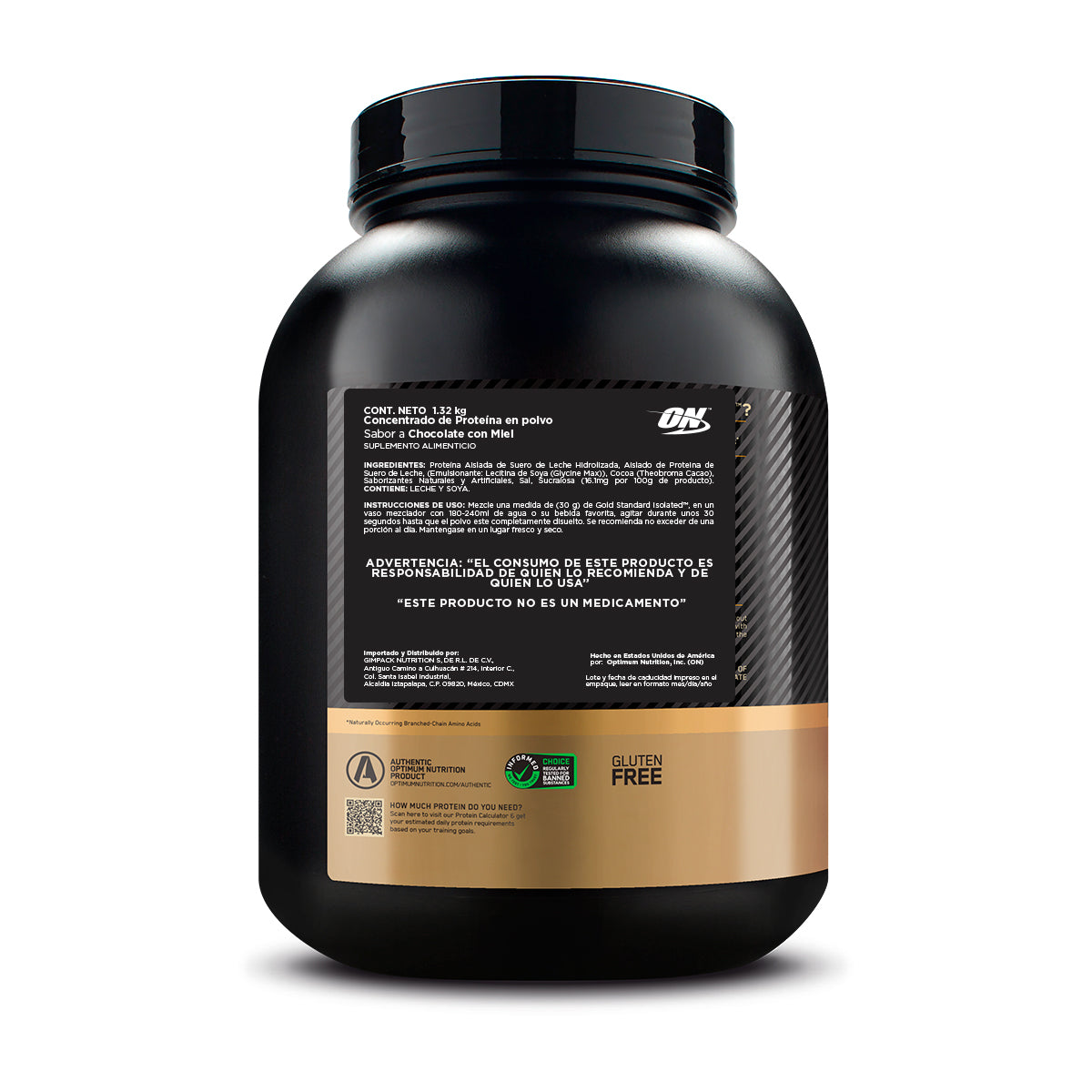 ON Proteína Gold Standard 100% Isolate