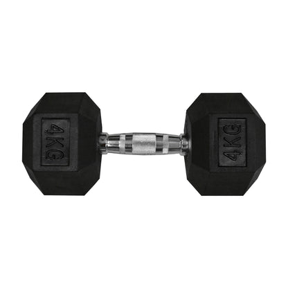 Gimpack Set de Mancuernas Hexagonales con Rack